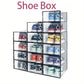 1pc Clear Plastic Shoe Storage Boxes, Stackable Organizer With Ventilation And Dust-Proof Design, Drawer-Type Shoe Container, High-Quality Stackable Wholesale Shoe Cases Manwatstore