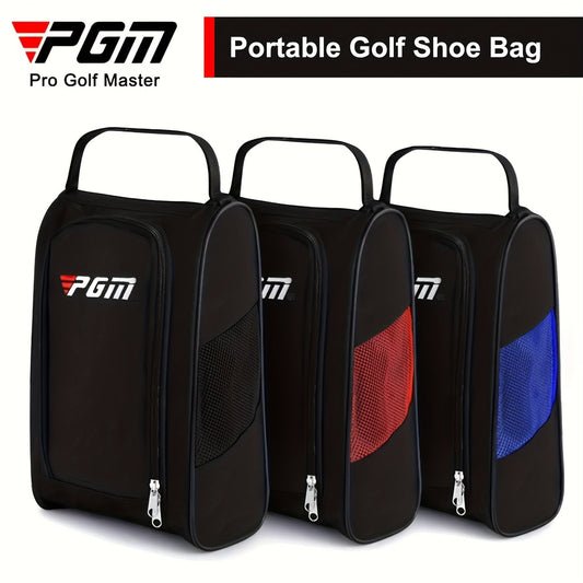 1pc Compact Mini Golf Shoe Storage Bag - Lightweight, Breathable, Water-Resistant Nylon Construction - Portable, Easy-to-Carry Design for Golfers on the Go Manwatstore