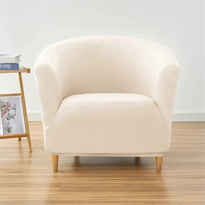 1PC Elastic Club Tub Armchair Cover Living Room Stretch Bar Accent Chair Slipcovers Single Sofa Covers for Counter Bedroom Manwatstore