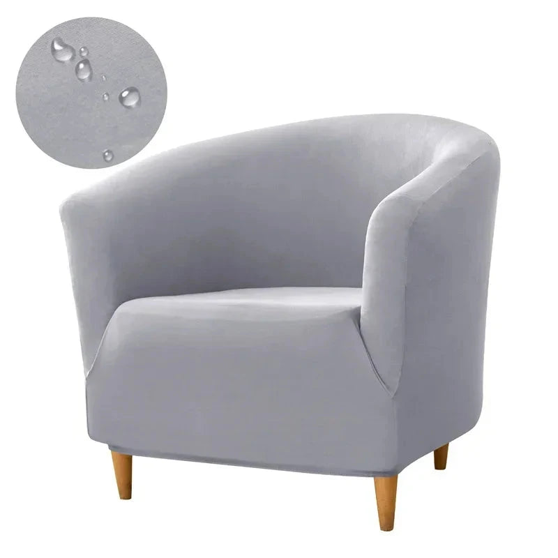 1PC Elastic Club Tub Armchair Cover Living Room Stretch Bar Accent Chair Slipcovers Single Sofa Covers for Counter Bedroom Manwatstore