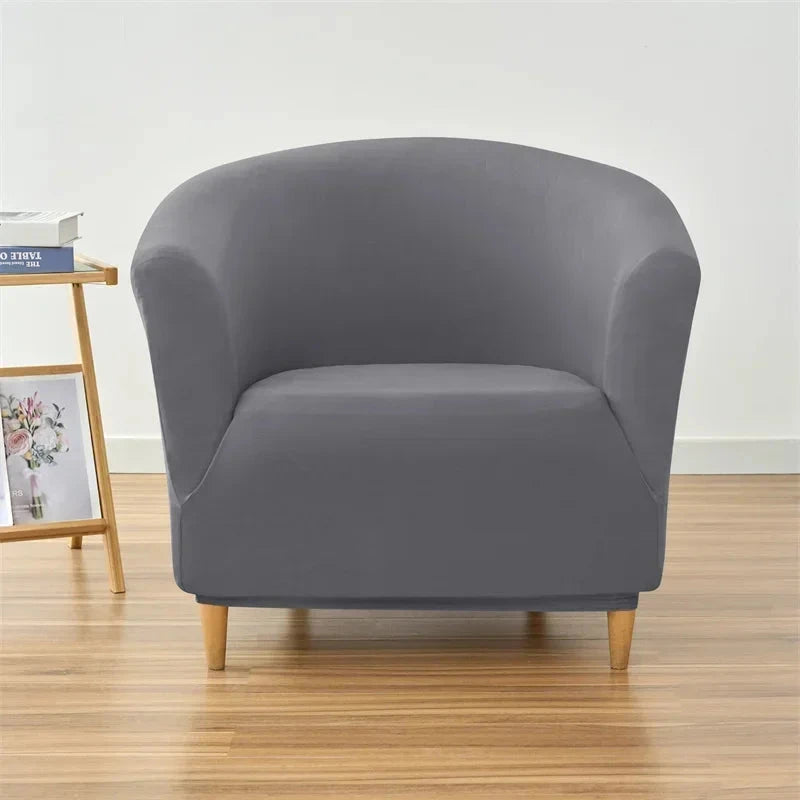 1PC Elastic Club Tub Armchair Cover Living Room Stretch Bar Accent Chair Slipcovers Single Sofa Covers for Counter Bedroom Manwatstore