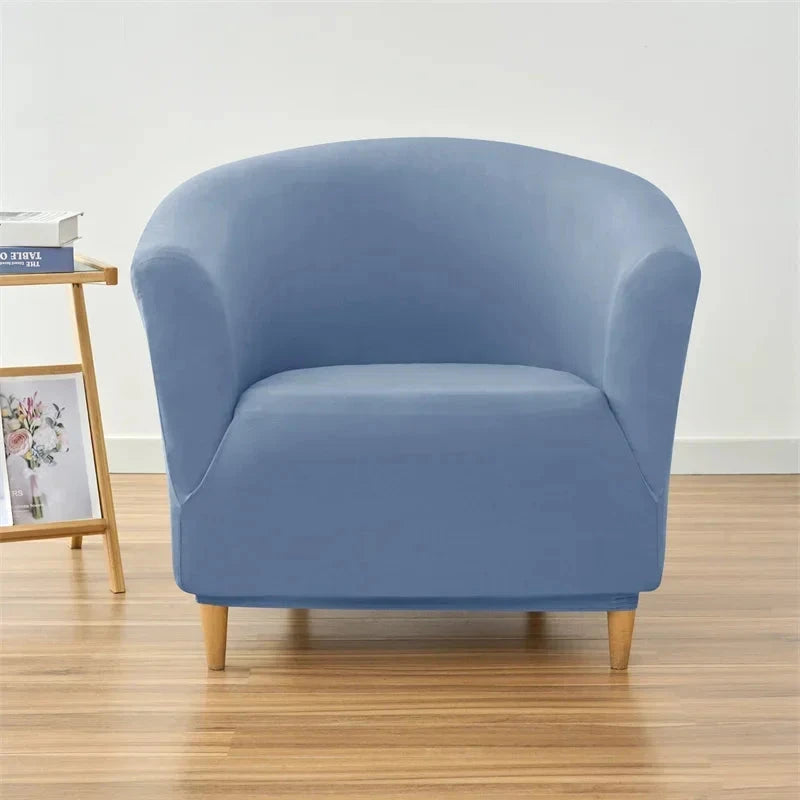 1PC Elastic Club Tub Armchair Cover Living Room Stretch Bar Accent Chair Slipcovers Single Sofa Covers for Counter Bedroom Manwatstore
