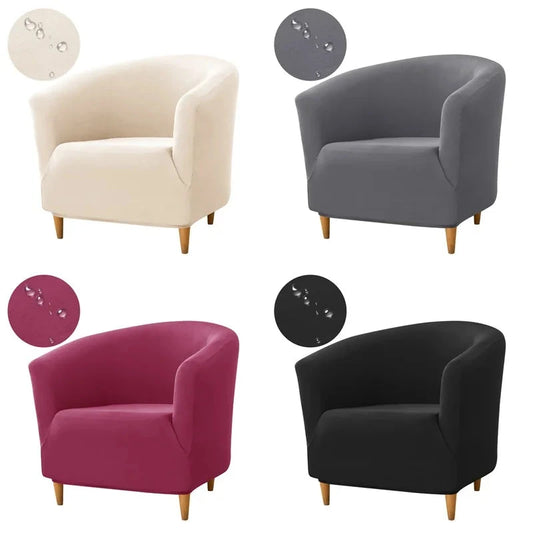 1PC Elastic Club Tub Armchair Cover Living Room Stretch Bar Accent Chair Slipcovers Single Sofa Covers for Counter Bedroom Manwatstore