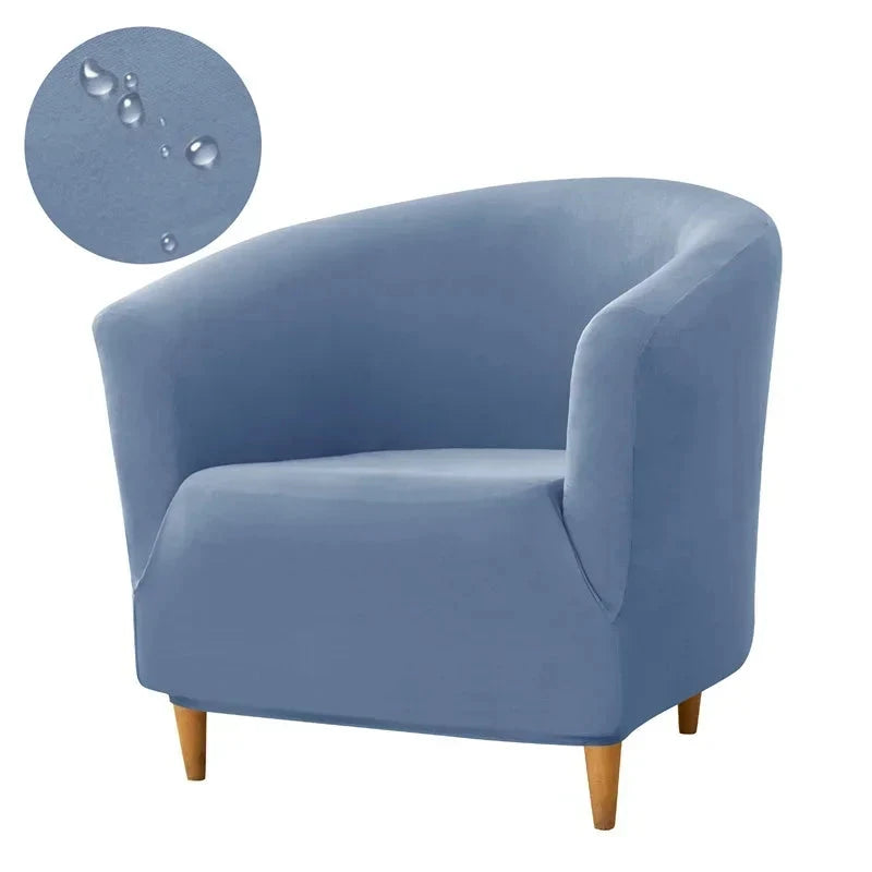 1PC Elastic Club Tub Armchair Cover Living Room Stretch Bar Accent Chair Slipcovers Single Sofa Covers for Counter Bedroom Manwatstore