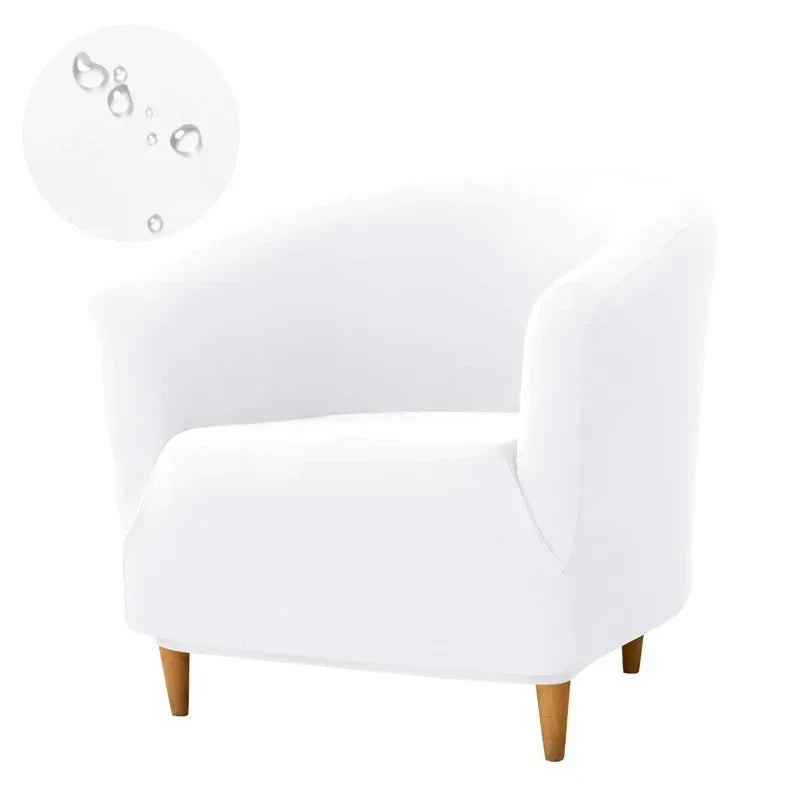 1PC Elastic Club Tub Armchair Cover Living Room Stretch Bar Accent Chair Slipcovers Single Sofa Covers for Counter Bedroom Manwatstore