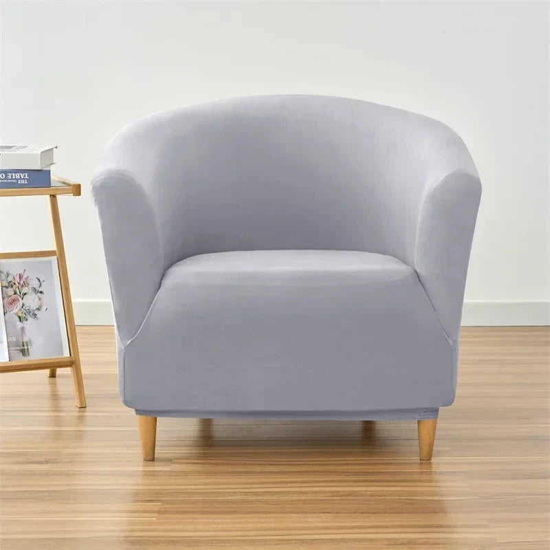 1PC Elastic Club Tub Armchair Cover Living Room Stretch Bar Accent Chair Slipcovers Single Sofa Covers for Counter Bedroom Manwatstore
