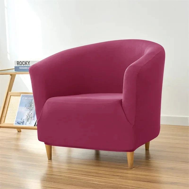 1PC Elastic Club Tub Armchair Cover Living Room Stretch Bar Accent Chair Slipcovers Single Sofa Covers for Counter Bedroom Manwatstore