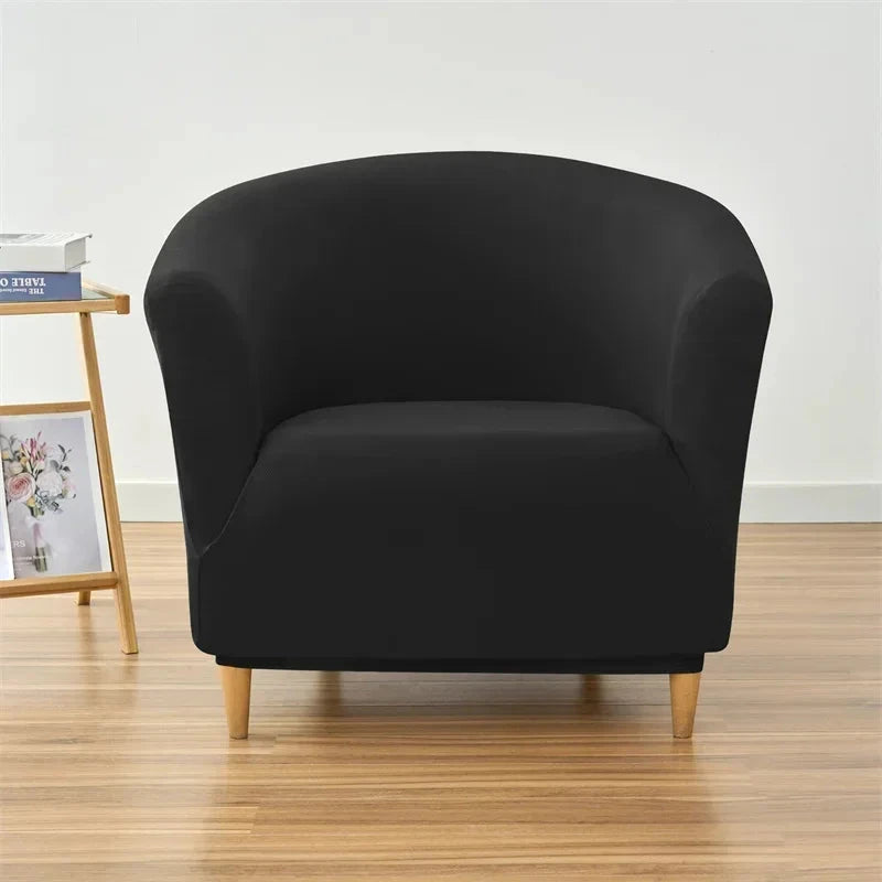 1PC Elastic Club Tub Armchair Cover Living Room Stretch Bar Accent Chair Slipcovers Single Sofa Covers for Counter Bedroom Manwatstore