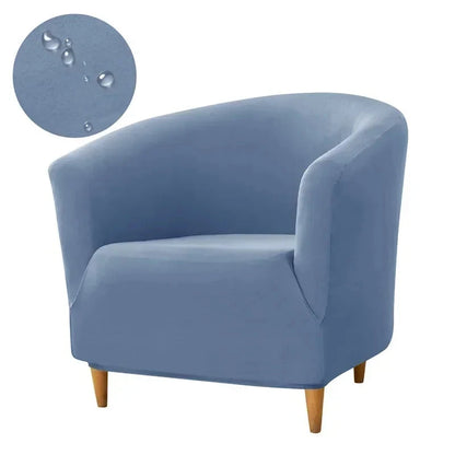 1PC Elastic Club Tub Armchair Cover Living Room Stretch Bar Accent Chair Slipcovers Single Sofa Covers for Counter Bedroom Manwatstore