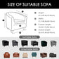 1PC Elastic Club Tub Armchair Cover Living Room Stretch Bar Accent Chair Slipcovers Single Sofa Covers for Counter Bedroom Manwatstore