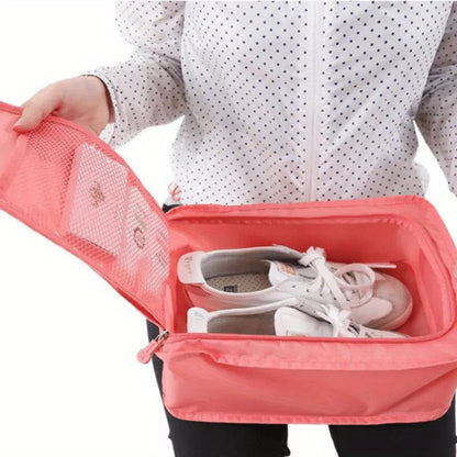 1pc Waterproof Portable Shoe Storage Bag for Travel and Beach - Keep Your Shoes Organized and Dry on the Go Manwatstore