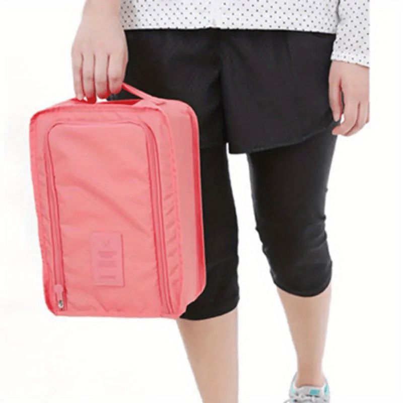 1pc Waterproof Portable Shoe Storage Bag for Travel and Beach - Keep Your Shoes Organized and Dry on the Go Manwatstore
