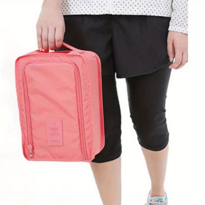 1pc Waterproof Portable Shoe Storage Bag for Travel and Beach - Keep Your Shoes Organized and Dry on the Go Manwatstore