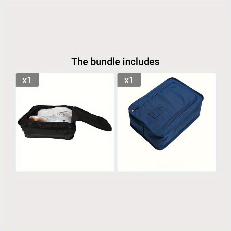 1pc Waterproof Portable Shoe Storage Bag for Travel and Beach - Keep Your Shoes Organized and Dry on the Go Manwatstore
