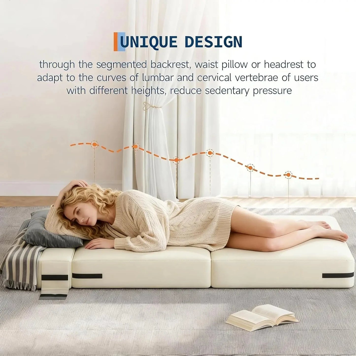 2-in-1 Convertible Folding Sofa Bed – Pull-Out Loveseat Sleeper Chair Manwatstore