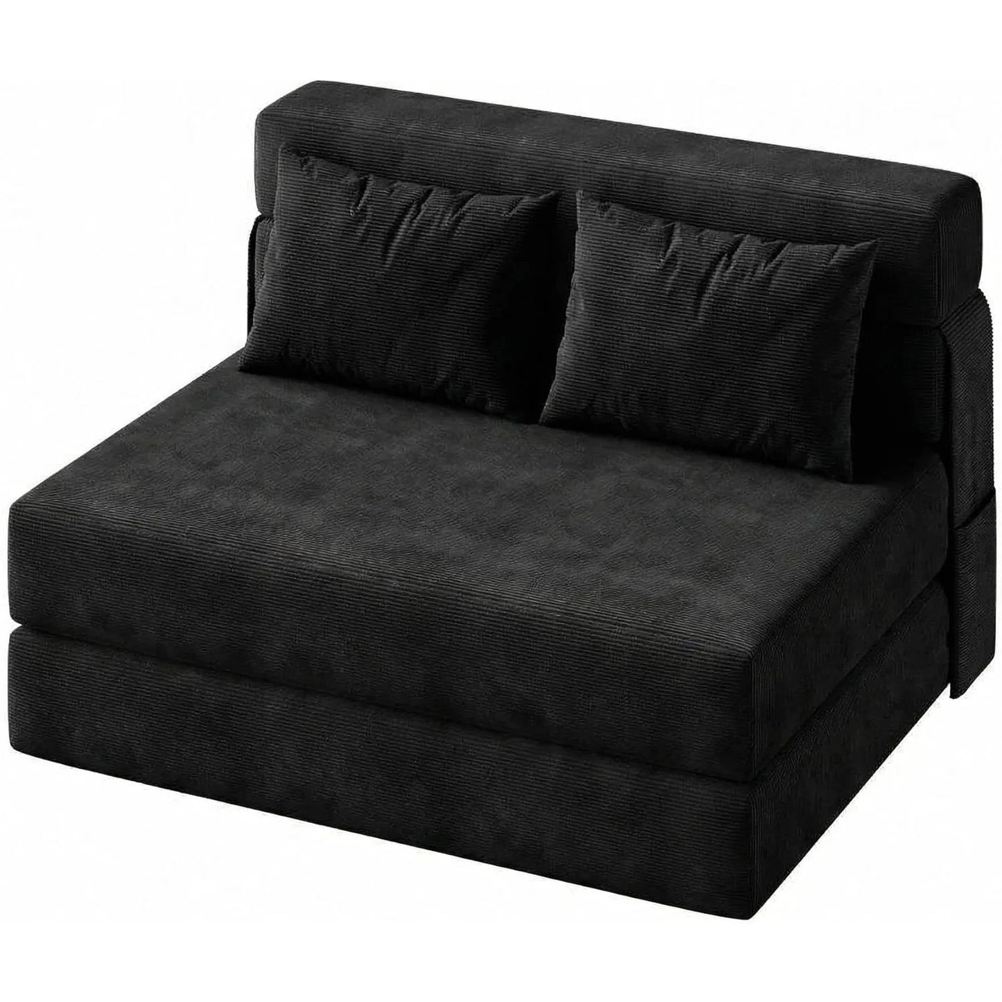 2-in-1 Convertible Folding Sofa Bed – Pull-Out Loveseat Sleeper Chair Manwatstore
