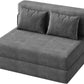 2-in-1 Convertible Folding Sofa Bed – Pull-Out Loveseat Sleeper Chair Manwatstore