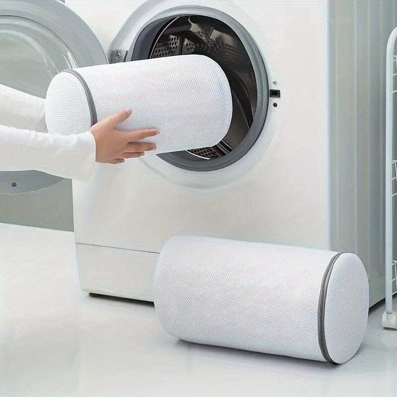 2-Pack Christmas Shoe Storage Bags - Oval Fabric Laundry Bags with Zipper Closure, Anti-Deformation & Anti-Tangle Design, Multi-Purpose Organizer for Shoes, Socks, Underwear - Durable & Stylish Holiday Gift for Home Organizat Manwatstore