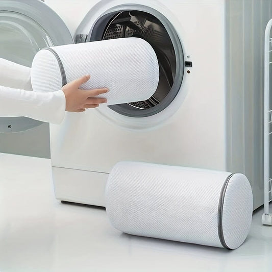 2-Pack Christmas Shoe Storage Bags - Oval Fabric Laundry Bags with Zipper Closure, Anti-Deformation & Anti-Tangle Design, Multi-Purpose Organizer for Shoes, Socks, Underwear - Durable & Stylish Holiday Gift for Home Organizat Manwatstore