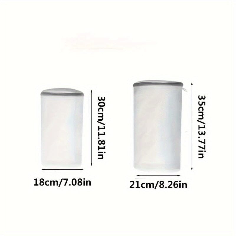 2-Pack Christmas Shoe Storage Bags - Oval Fabric Laundry Bags with Zipper Closure, Anti-Deformation &amp; Anti-Tangle Design, Multi-Purpose Organizer for Shoes, Socks, Underwear - Durable &amp; Stylish Holiday Gift for Home Organizat Manwatstore