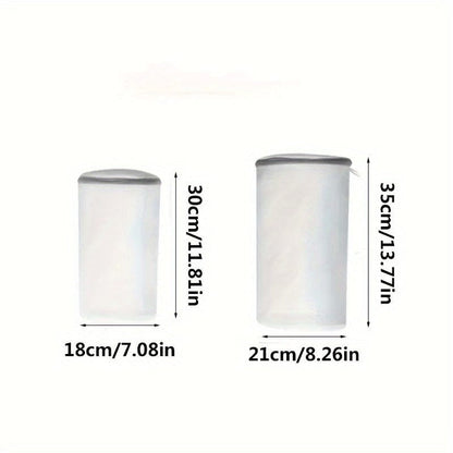 2-Pack Christmas Shoe Storage Bags - Oval Fabric Laundry Bags with Zipper Closure, Anti-Deformation & Anti-Tangle Design, Multi-Purpose Organizer for Shoes, Socks, Underwear - Durable & Stylish Holiday Gift for Home Organizat Manwatstore