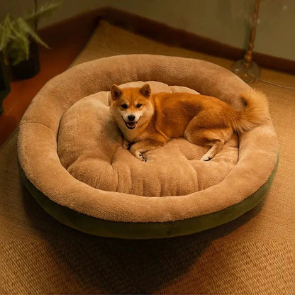 2023 Warm Soft Plush Pet Bed for Small Medium Large Dogs Round Cat Bed House Dogs Mat Dog Sleep Kennel Mat Cama Perro Manwatstore