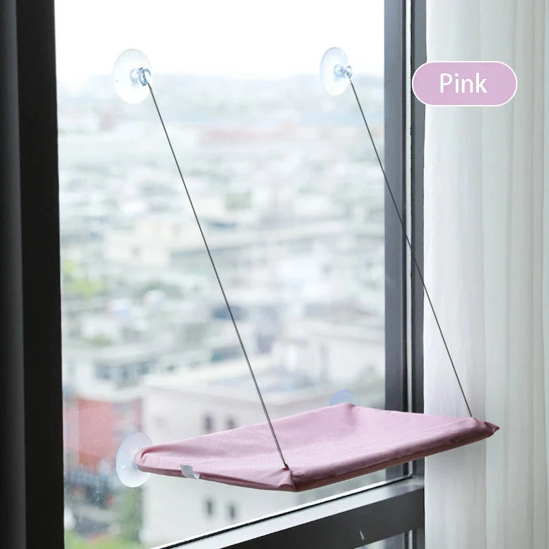20KG Pet Cat Hammock Hanging Cat Bed Bearing Comfortable Cat Sunny Window Seat Mount Kitten Climbing Frame Pet Accessories Manwatstore