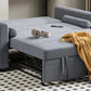 3-in-1 Convertible 2-Seater Sofa Bed with USB & Storage Pockets Sofa Bed For Livingroom Manwatstore