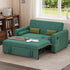 3-in-1 Convertible 2-Seater Sofa Bed with USB & Storage Pockets Sofa Bed For Livingroom Manwatstore