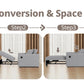 3-in-1 Convertible Sofa Bed with USB & Type-C | Single Pull-Out Sleeper Chair Manwatstore