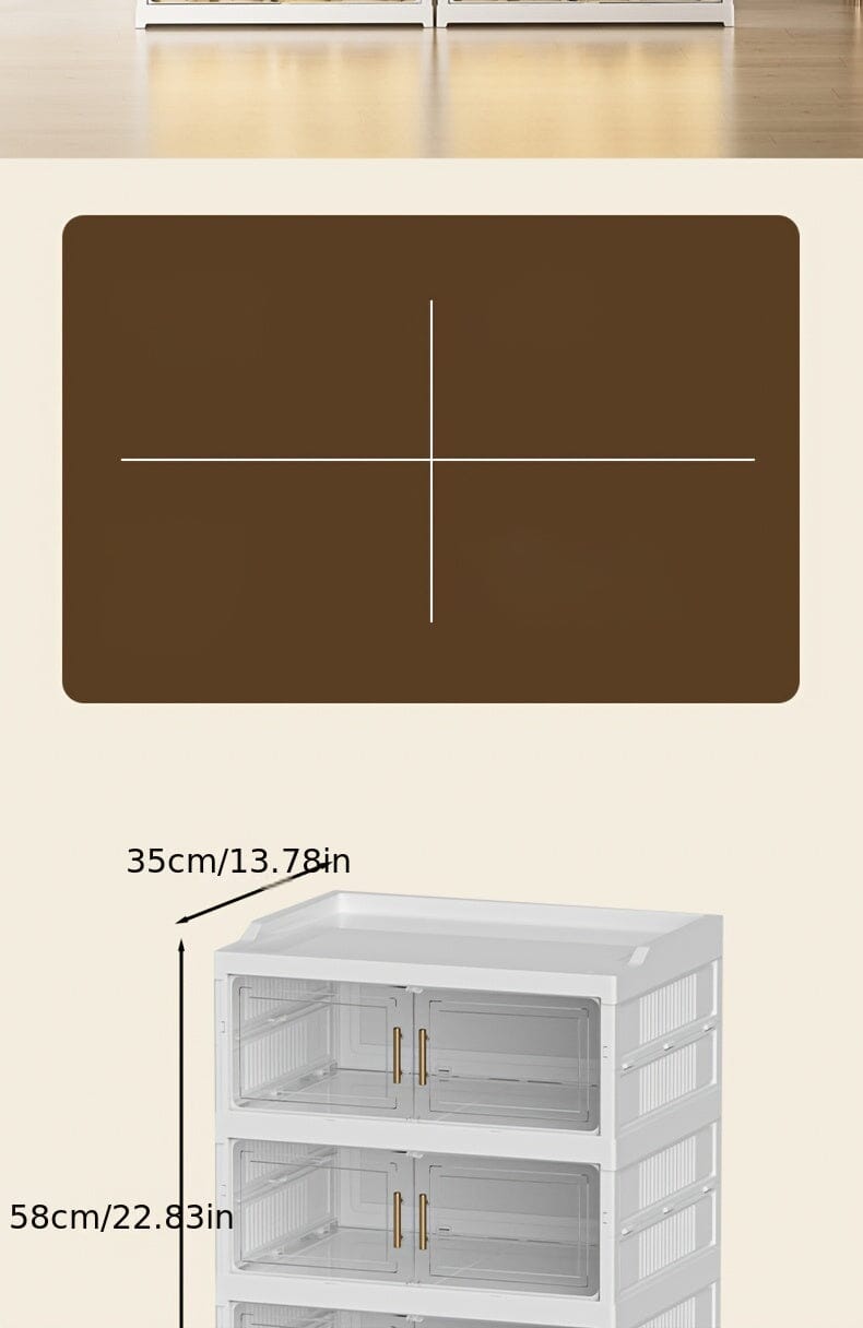 3/6/9 Layers Foldable Shoe Rack Storage Rack for Entry-level Bedroom Wardrobe Transparent Plastic Foldable Shoe Rack Stackable Transparent Folding Shoe Storage Box Easy-to-Assemble Shoe Cabinet with Lid and Door (9 Layers Can Manwatstore