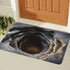 3D Visual Illusion Tree Hole Door Mat Natural Rock Texture Design Rectangular Entryway Rug Indoor Outdoor Anti-slip Carpet Manwatstore