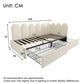 3FT Single Sofa Bed with Drawer Storage – Daybed Frame (No Mattress) Manwatstore