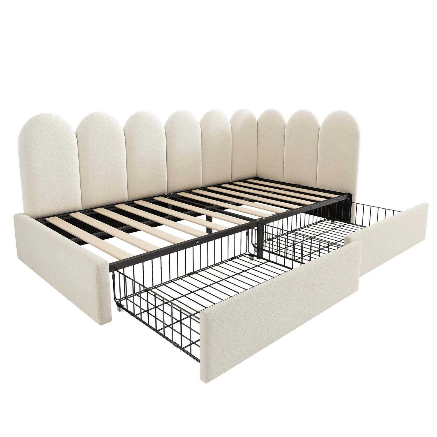 3FT Single Sofa Bed with Drawer Storage – Daybed Frame (No Mattress) Manwatstore