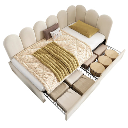 3FT Single Sofa Bed with Drawer Storage – Daybed Frame (No Mattress) Manwatstore