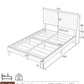 4ft6 Double Upholstered Velvet Bed Frame with Solid Wood Slats & Noise-Reducing Foam (Grey) Manwatstore