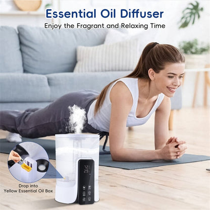 6L Large-capacity Humidifier Intelligent Timed Heating Spray UV Sterilization Intelligent Remote Control 0 Manwatstore