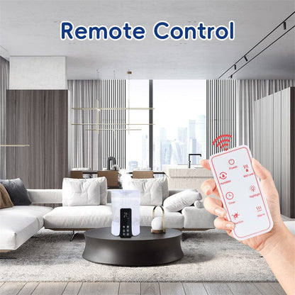 6L Large-capacity Humidifier Intelligent Timed Heating Spray UV Sterilization Intelligent Remote Control 0 Manwatstore