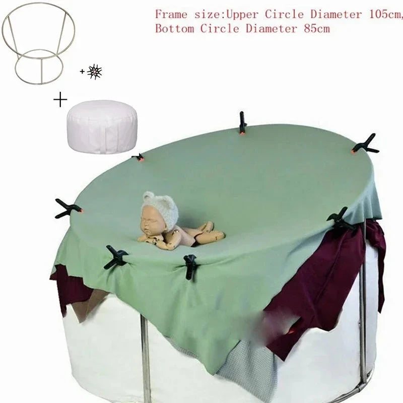 89cm Height Beanbag Stand Posing Steel Frame Newborn Photography Props Poser Studio Backgrounds Baby Photo Bean Bag Accessories Manwatstore