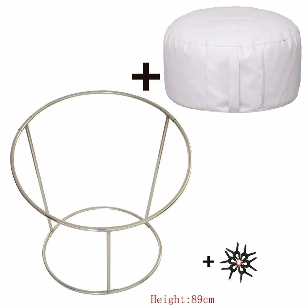 89cm Height Beanbag Stand Posing Steel Frame Newborn Photography Props Poser Studio Backgrounds Baby Photo Bean Bag Accessories Manwatstore
