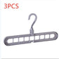 9-hole Clothes Hanger Organizer Space Saving Hanger 0 Manwatstore