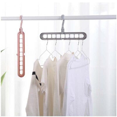 9-hole Clothes Hanger Organizer Space Saving Hanger 0 Manwatstore