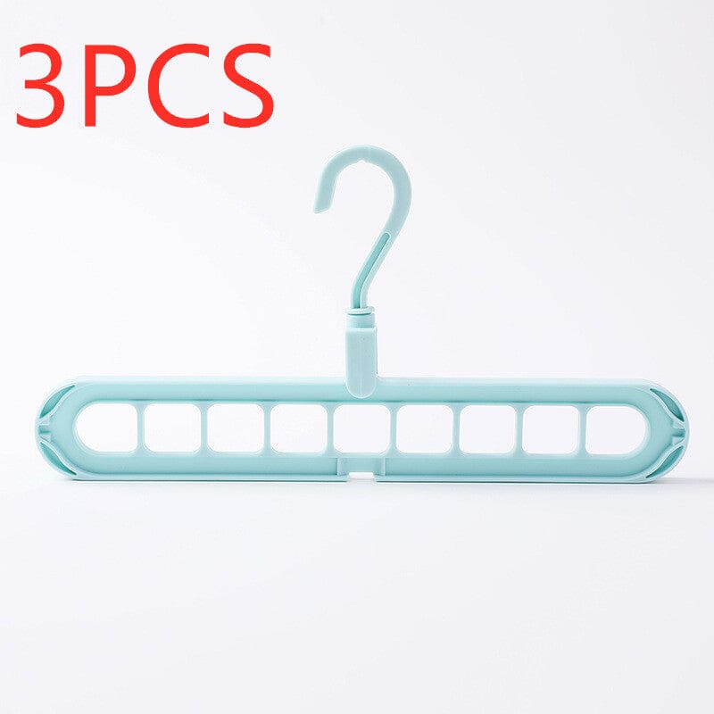 9-hole Clothes Hanger Organizer Space Saving Hanger 0 Manwatstore