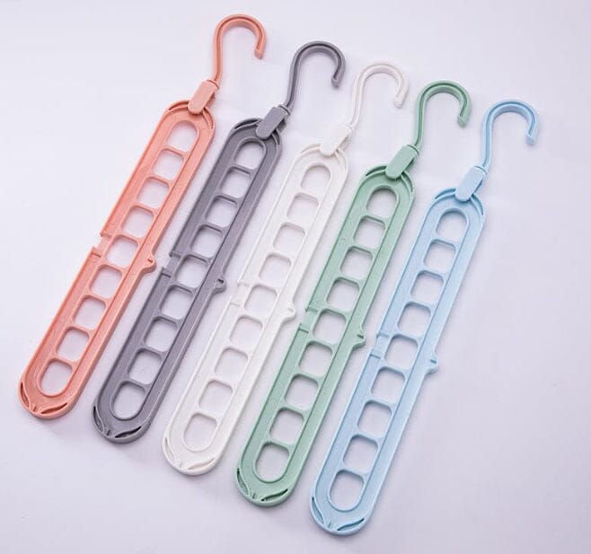 9-hole Clothes Hanger Organizer Space Saving Hanger 0 Manwatstore