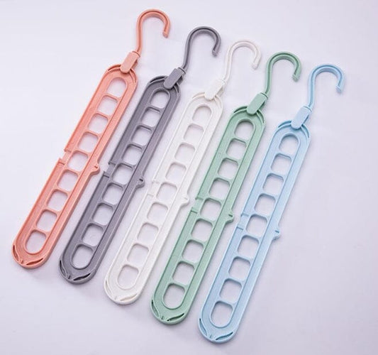 9-hole Clothes Hanger Organizer Space Saving Hanger 0 Manwatstore