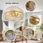 Luxury Caged Ceiling Fan with LED Light & Remote Control