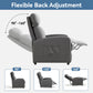 Relaxo Push-Back Recliner Chair with Lumbar Support & Adjustable Leg Rest - Manwatstore