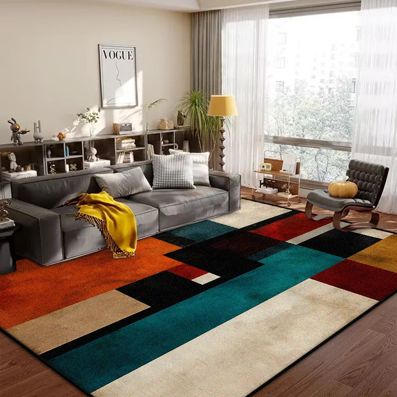 Geometric Abstract Carpet Living Room Bedroom Carpet Large Area Rugs for Home Decoration Non-slip Sofa Custom Floor Mats 200x300