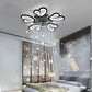 Modern Ceiling Fan with LED Light, Remote Control & Bluetooth , 6-Speed Wind Settings