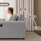 3-in-1 Convertible Sofa Bed with USB & Type-C | Single Pull-Out Sleeper Chair